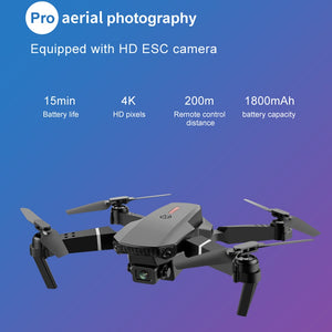 Dual-camera wide-angle head remote quadcopter